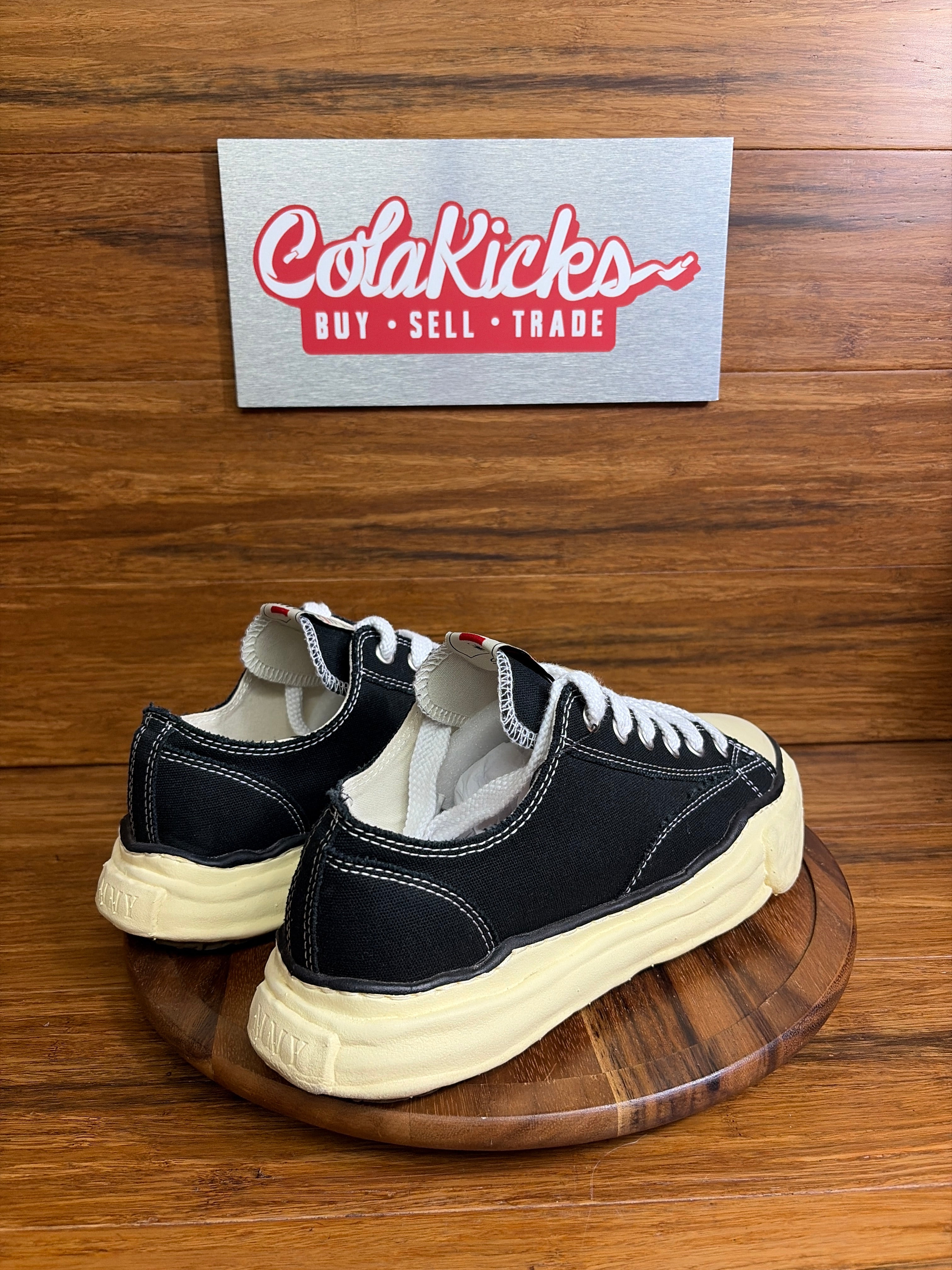 Maison Mihara Yasuhiro Peterson OG Sole Canvas Low Black White