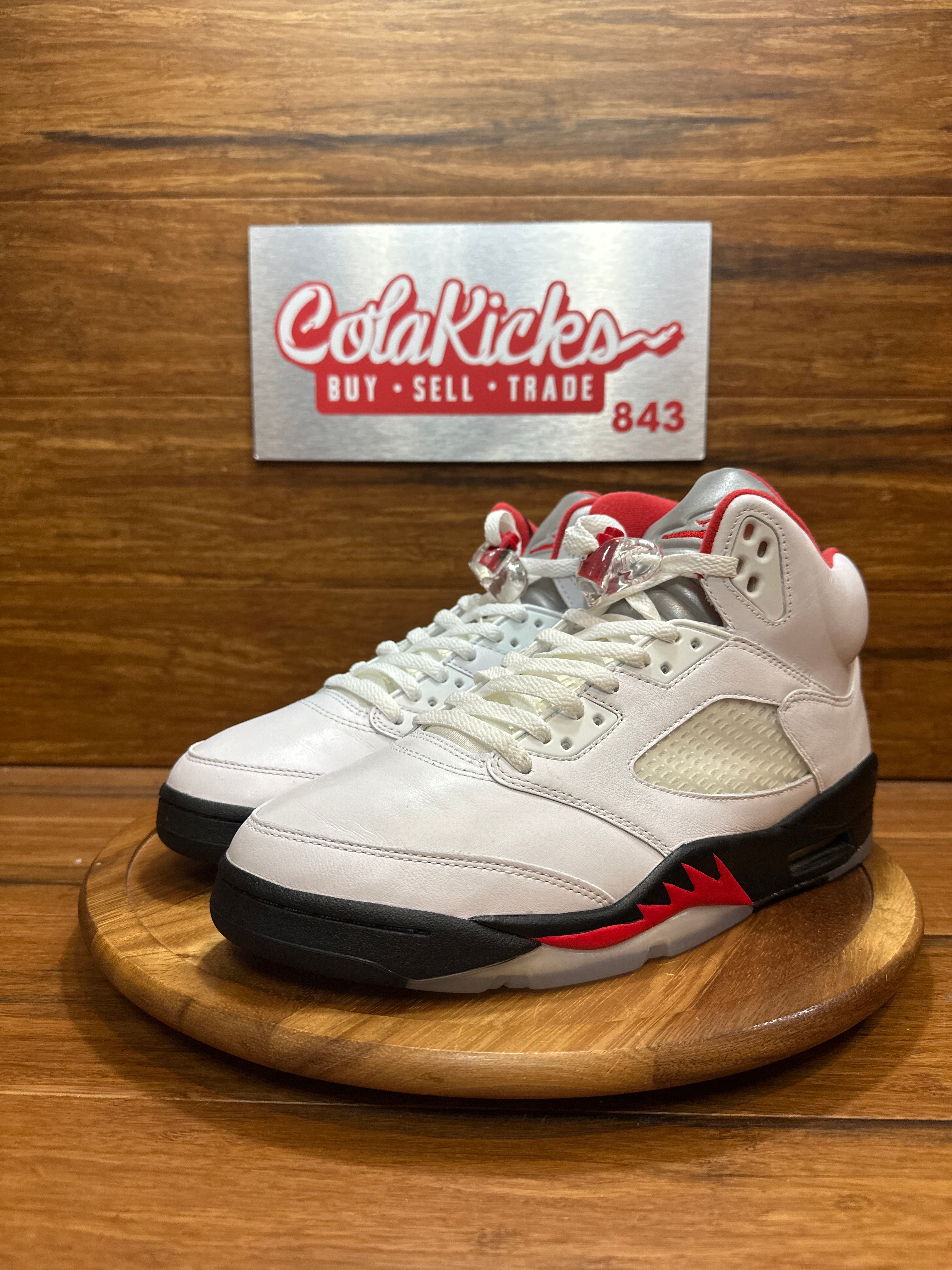 Jordan 5 Retro Fire Red Silver Tongue (2020)
