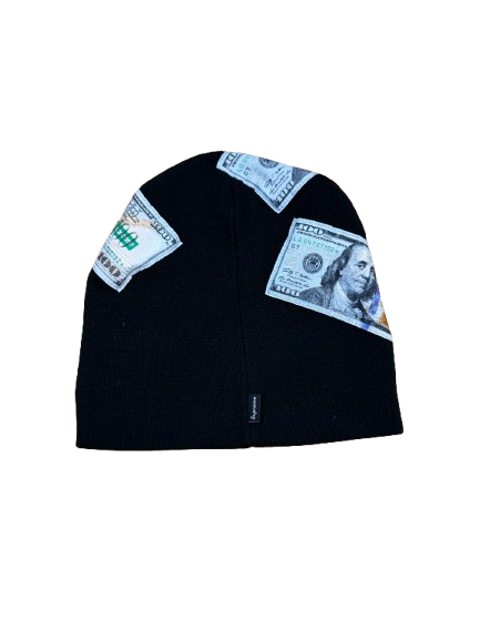 Supreme Money Beanie Black
