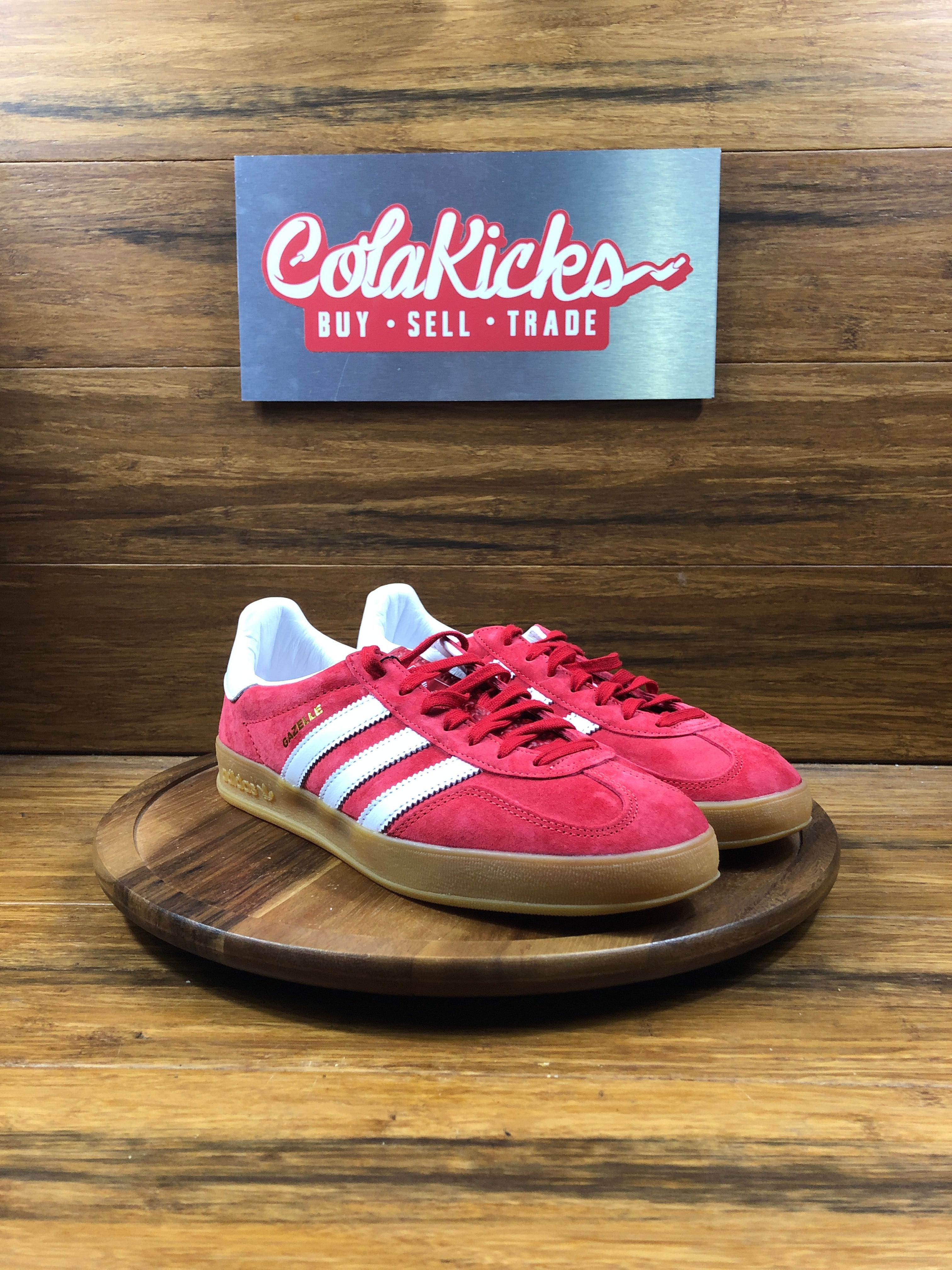 adidas Gazelle Indoor Scarlet Cloud White