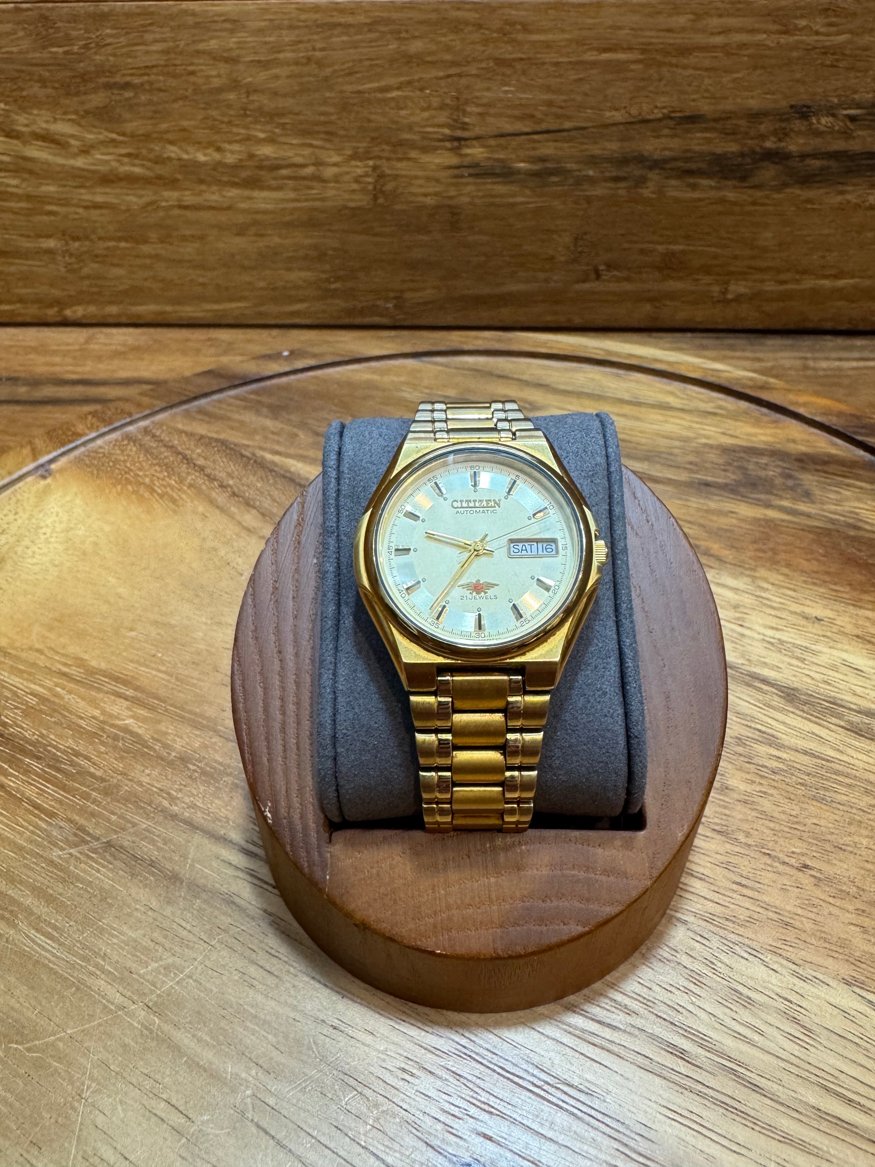 Citizen Automatic Day-Date Gold plate