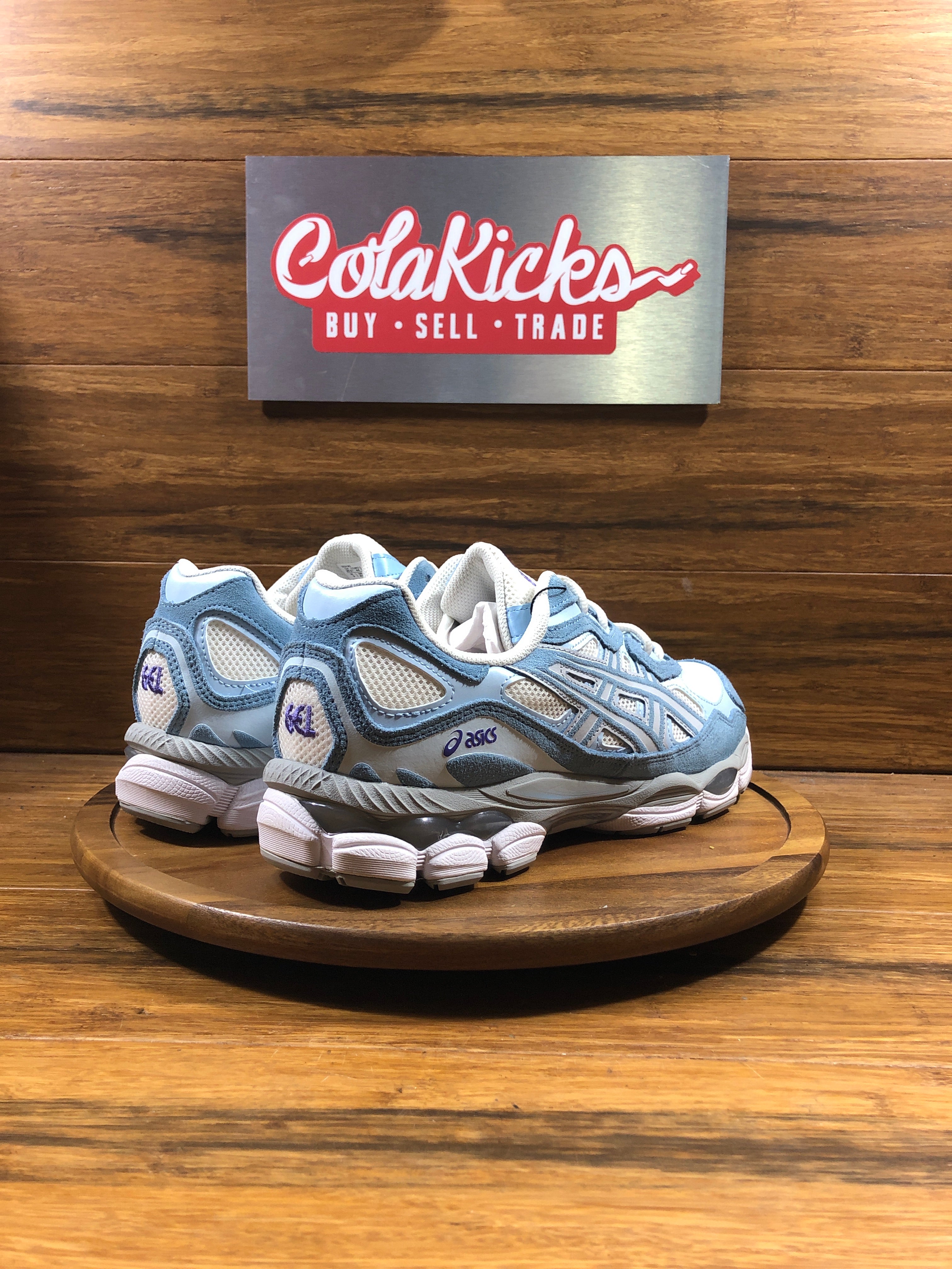 asika　4口 ASICS Gel-NYC Cream Arctic Sky