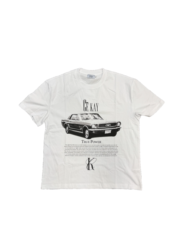 Ce Kay 1965 Mustang Tee White