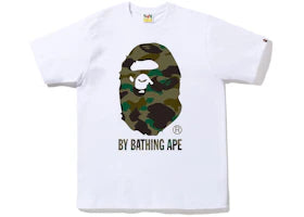 BAPE 1st Camo By Bathing Ape Tee (FW22) White Green
