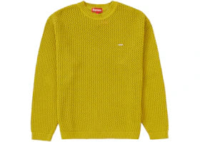 Supreme Open Knit Small Box Sweater Acid Green