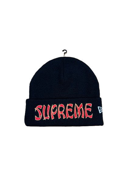 Supreme New Era Action Beanie Black