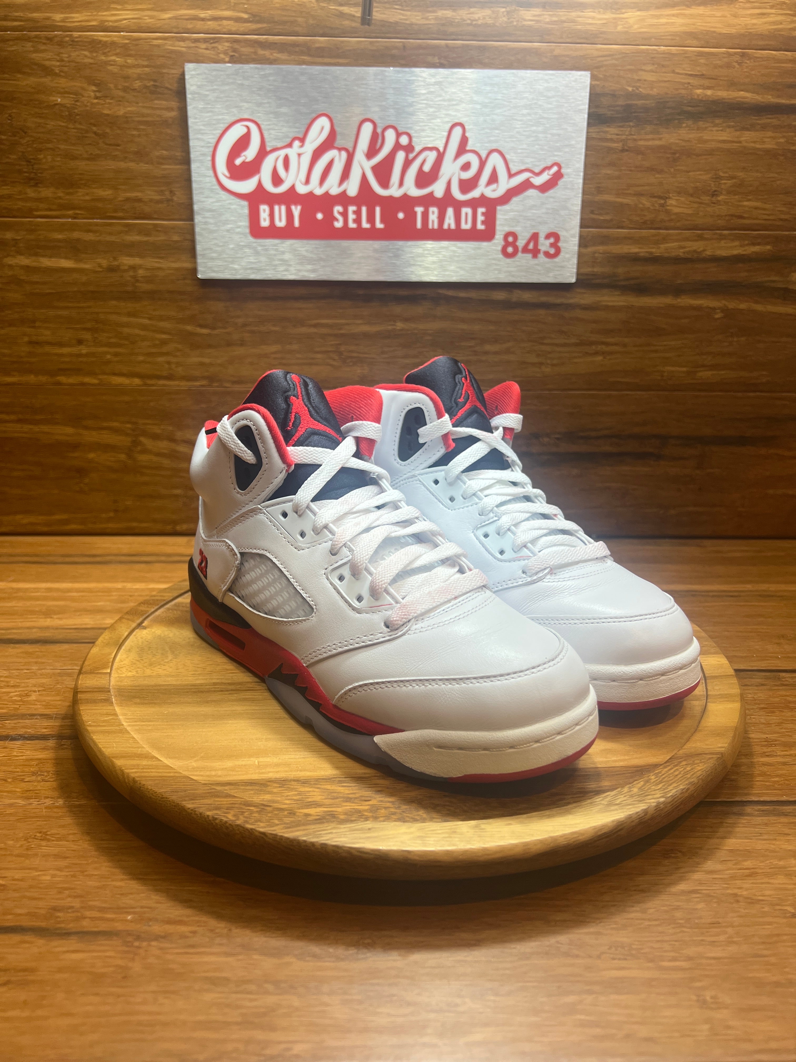 Jordan 5 Retro Fire Red Black Tongue (2025) (GS)