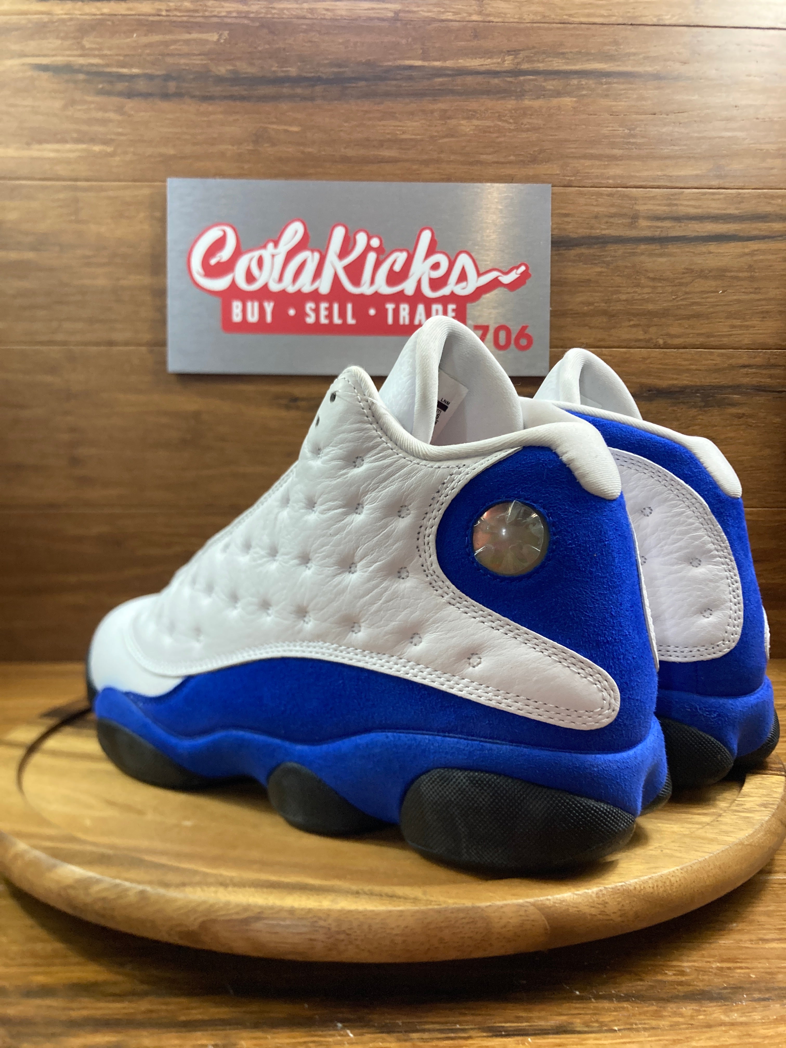 Jordan 13 Retro White Hyper Royal Black