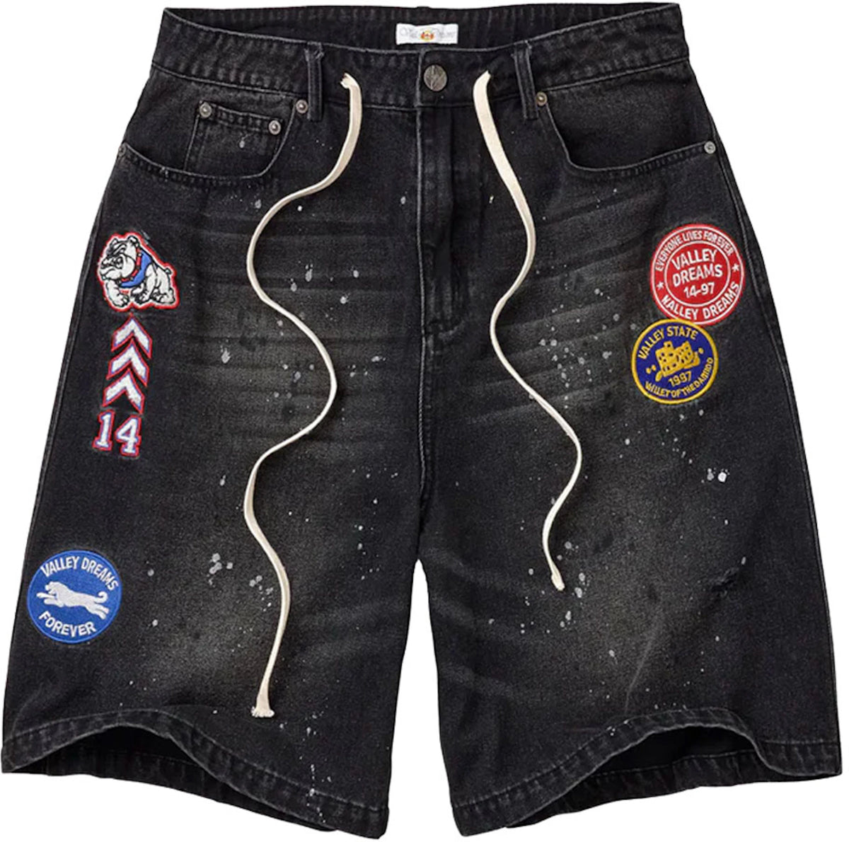 Vale Forever Paradise Jorts Black