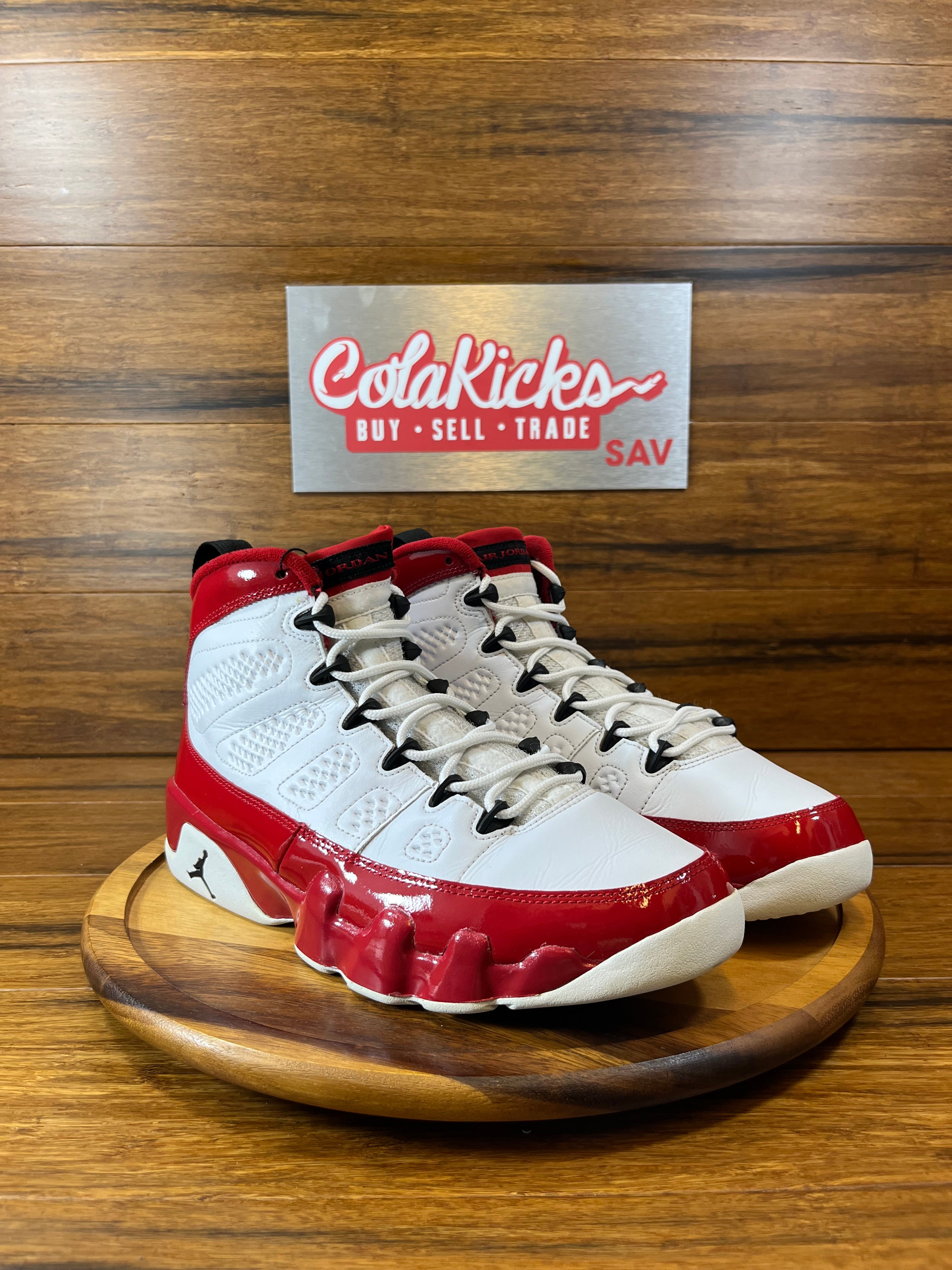 Jordan 9 Retro White Gym Red
