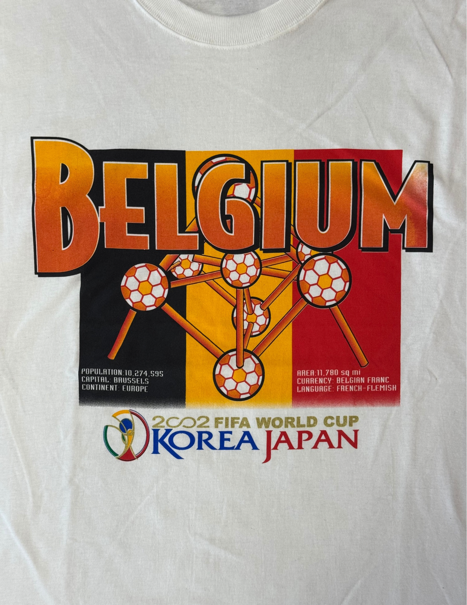 Belgium 2002 World Cup Tee