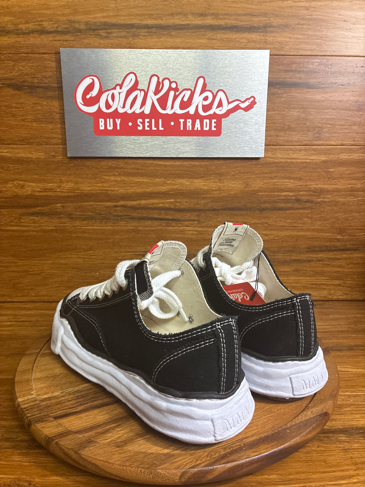 Maison Mihara Yasuhiro Peterson OG Sole Canvas Low Black