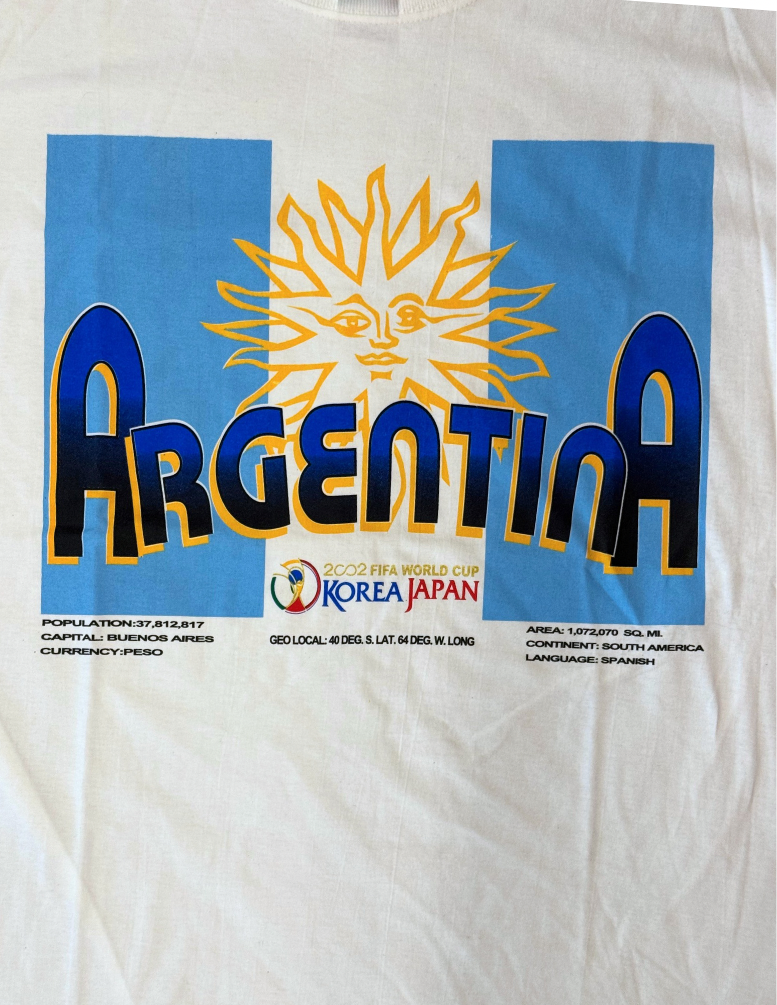 Argentina 2002 World Cup Tee