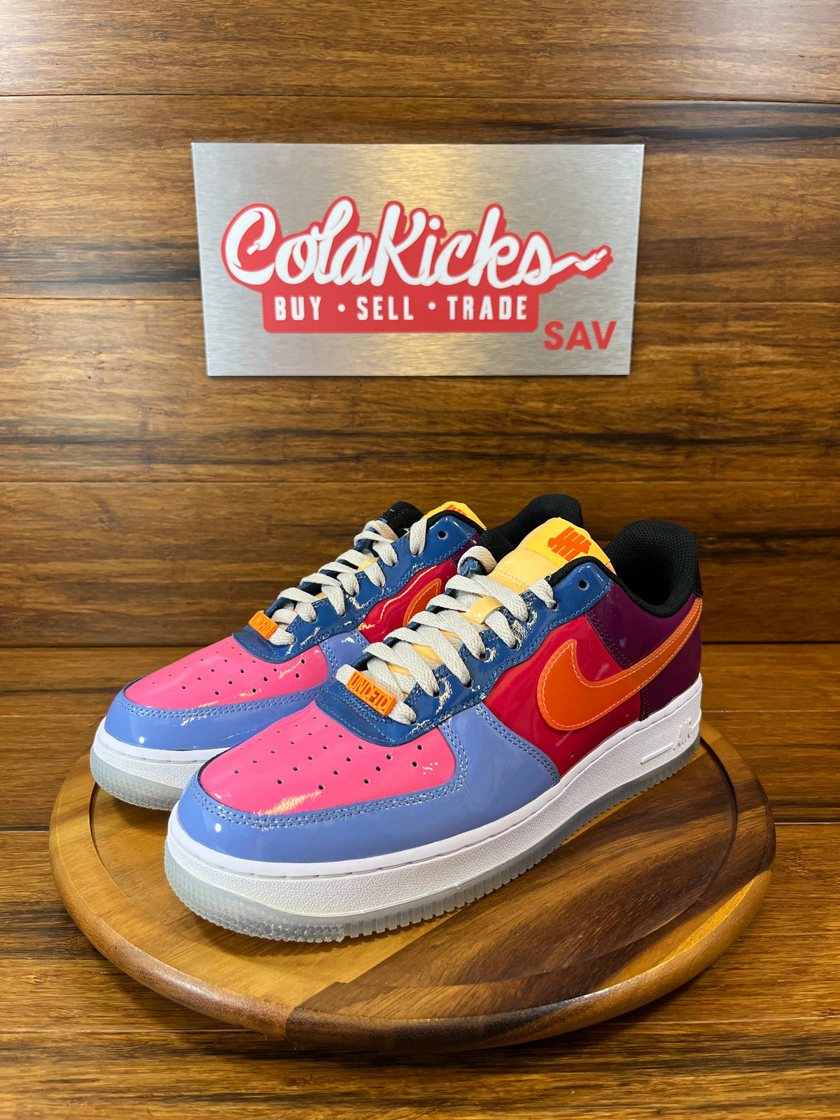 Nike Air Force 1 Low SP Undefeated Multi-Patent Total Orange
