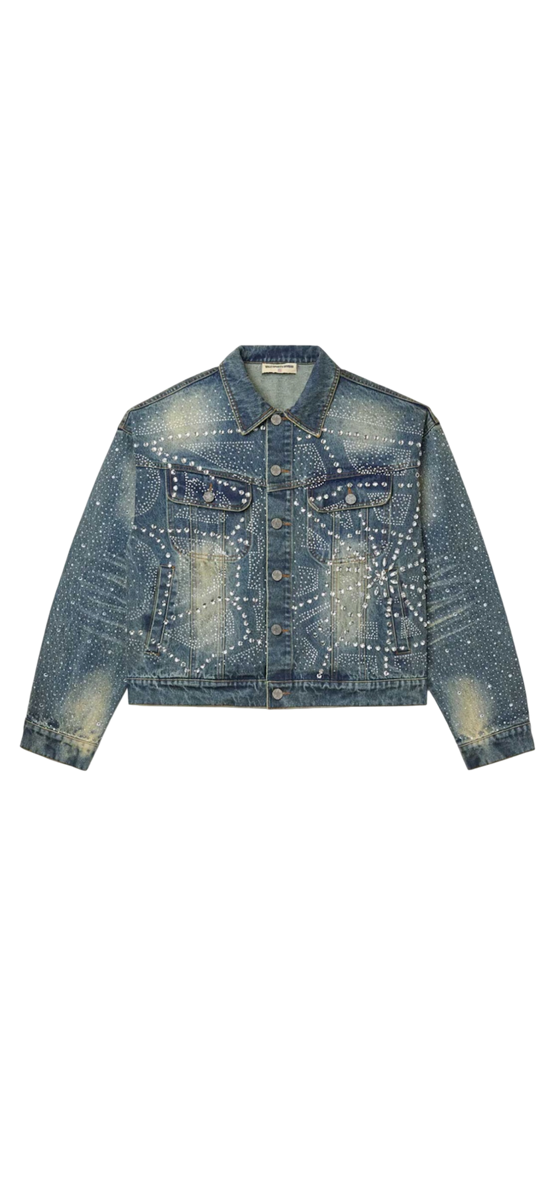Vale Crystal Rain Denim Jacket