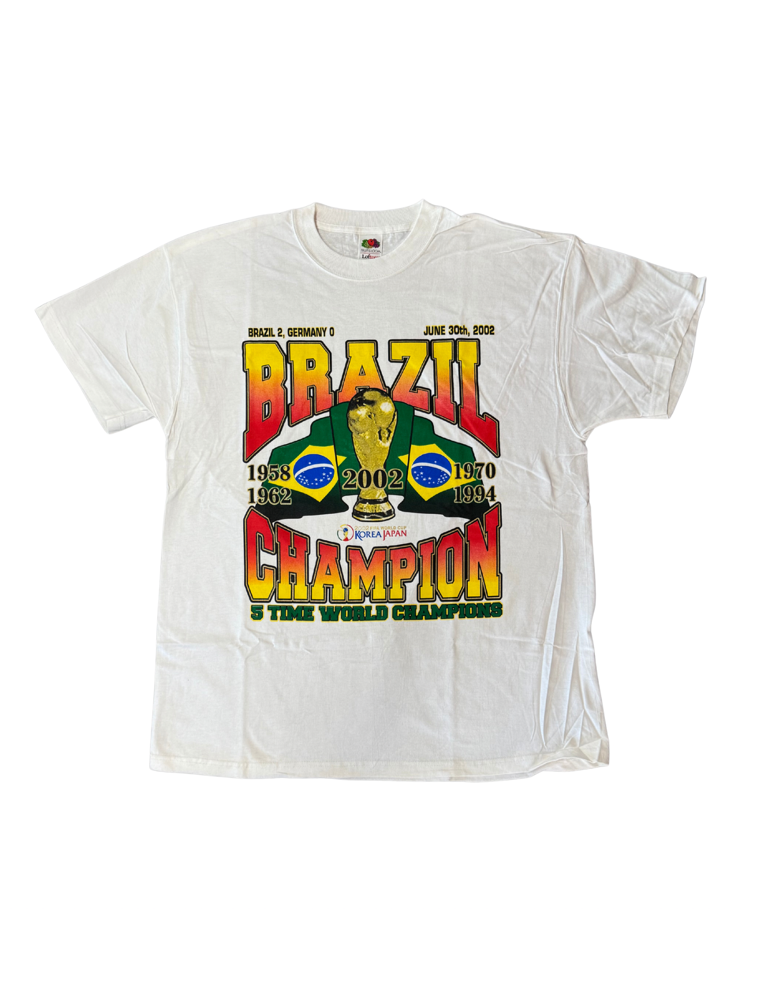 Brazil 2002 world Cup Tee Type 1