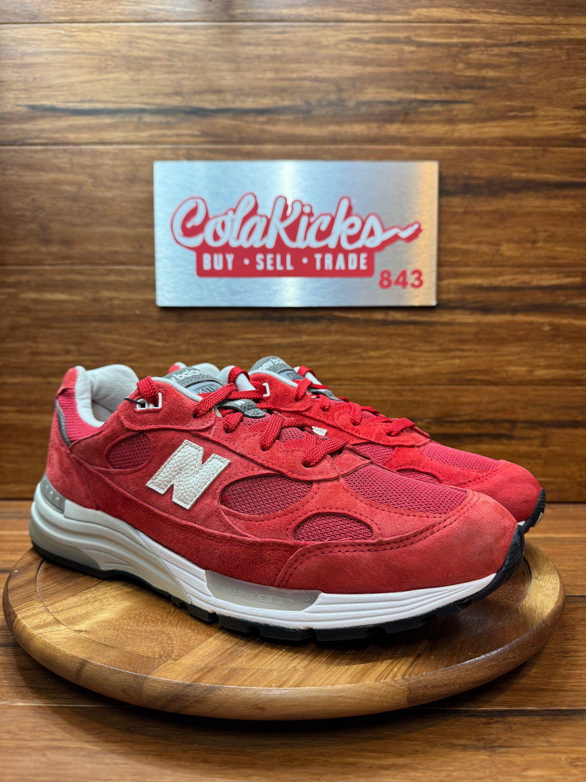 New Balance 992 Kith Kithmas Red