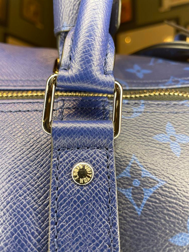 Louis Vuitton Keepall Bandouliere 50 Pacific Blue