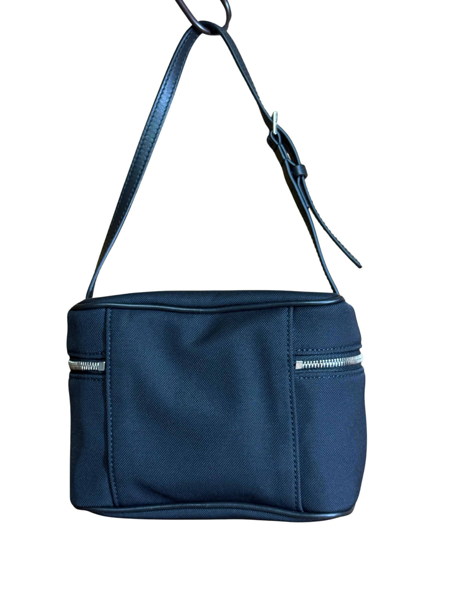 Gucci Tag Mini Bag Black Parana Nylon