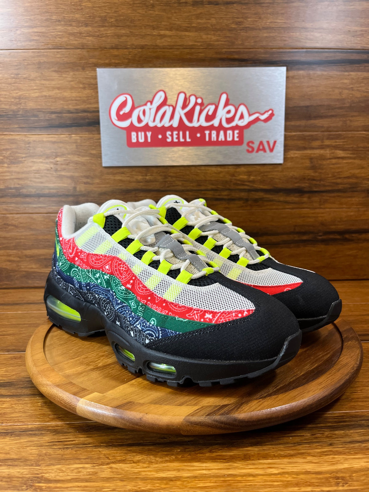 Nike Air Max 95 OG Big Bubble Neon Paisley Bandana