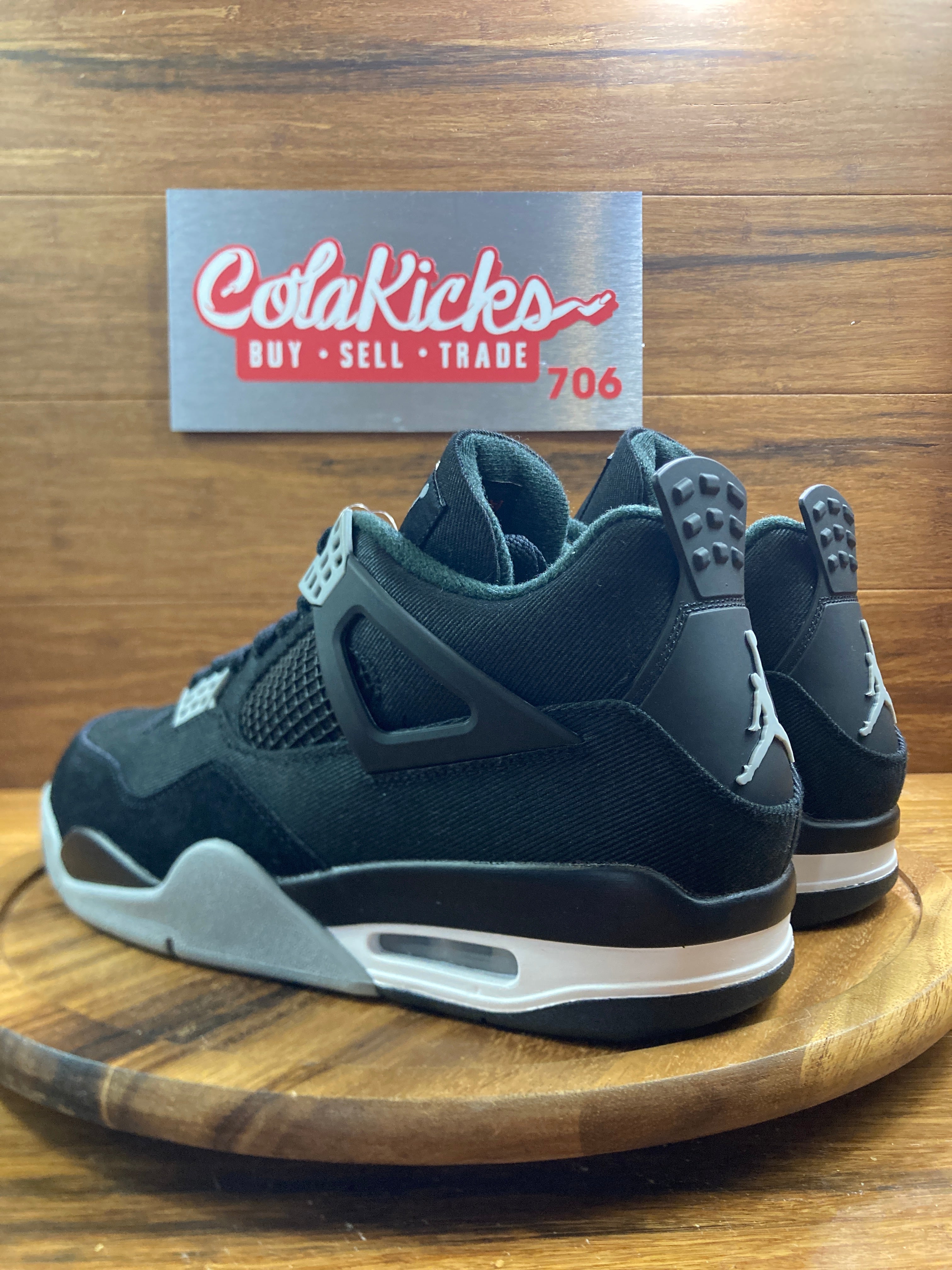 Jordan 4 Retro SE Black Canvas