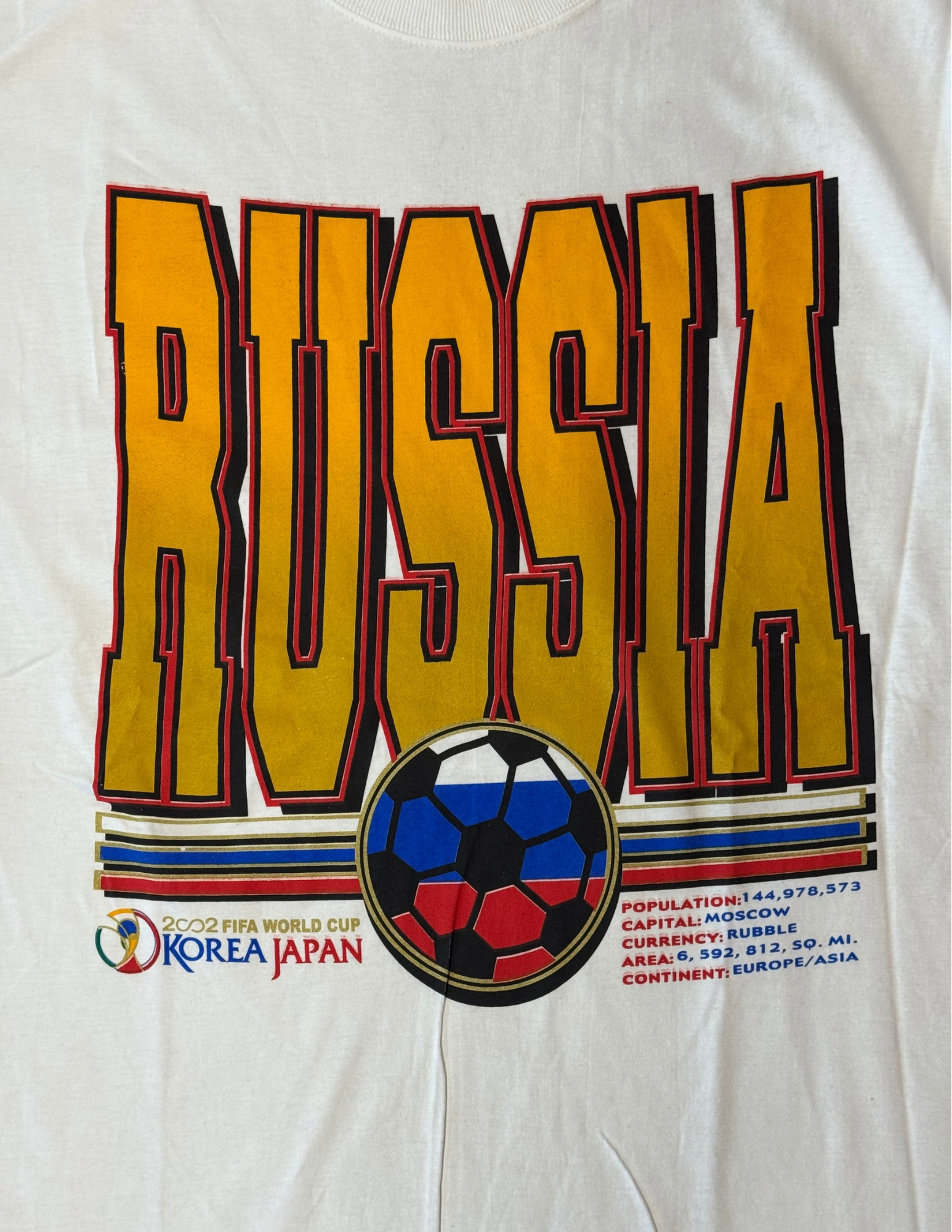 Russia 2002 World Cup Tee