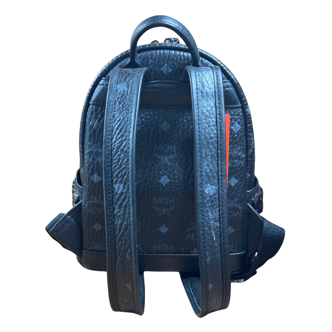 MCM Visetos Mini Backpack 'Black'