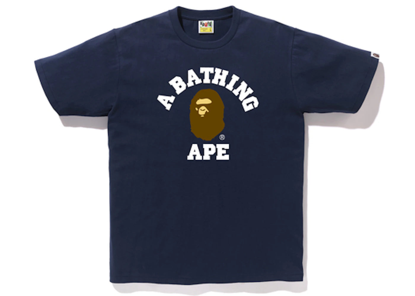 BAPE College Tee Navy