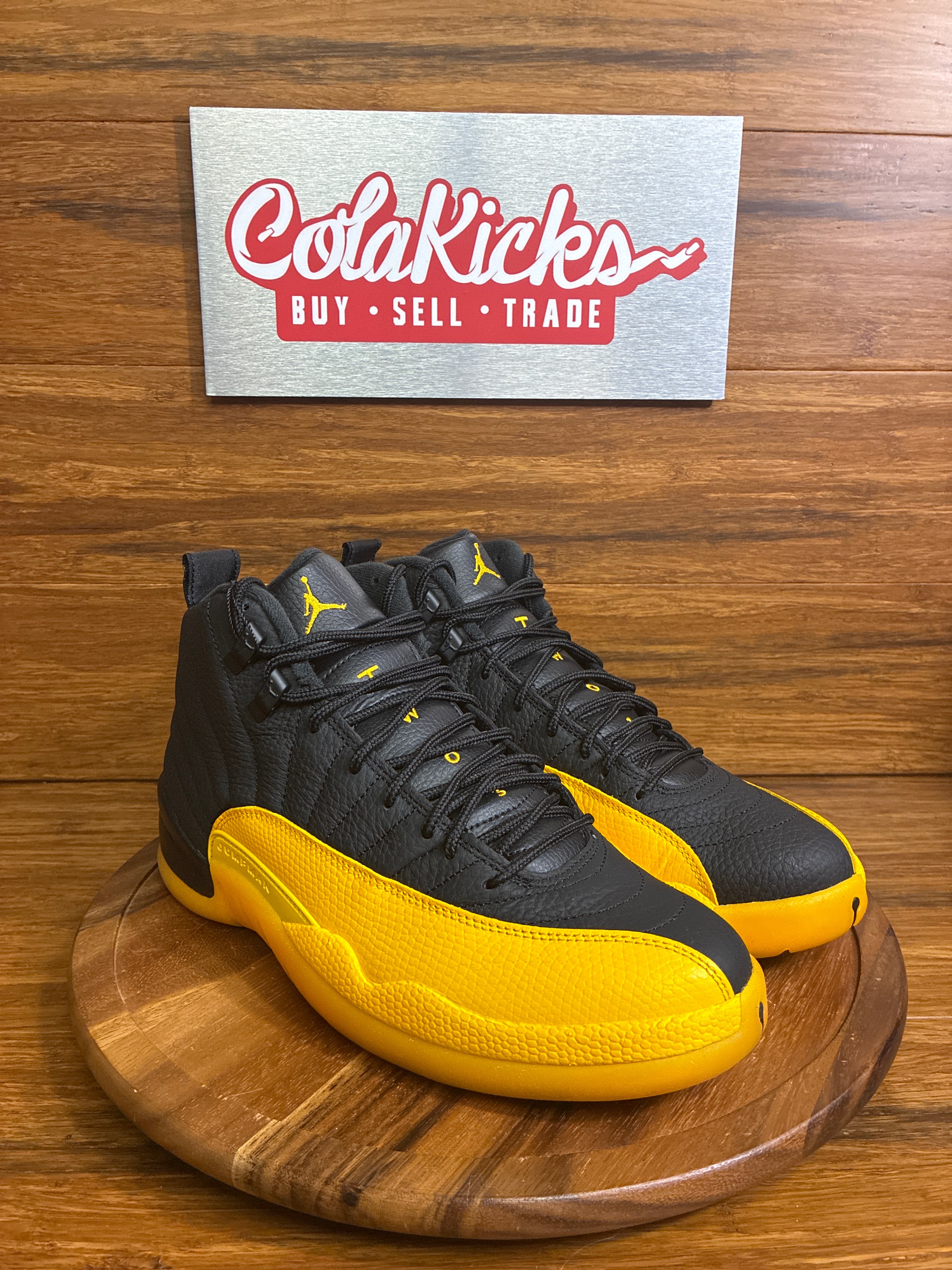 Jordan 12 Retro Black University Gold