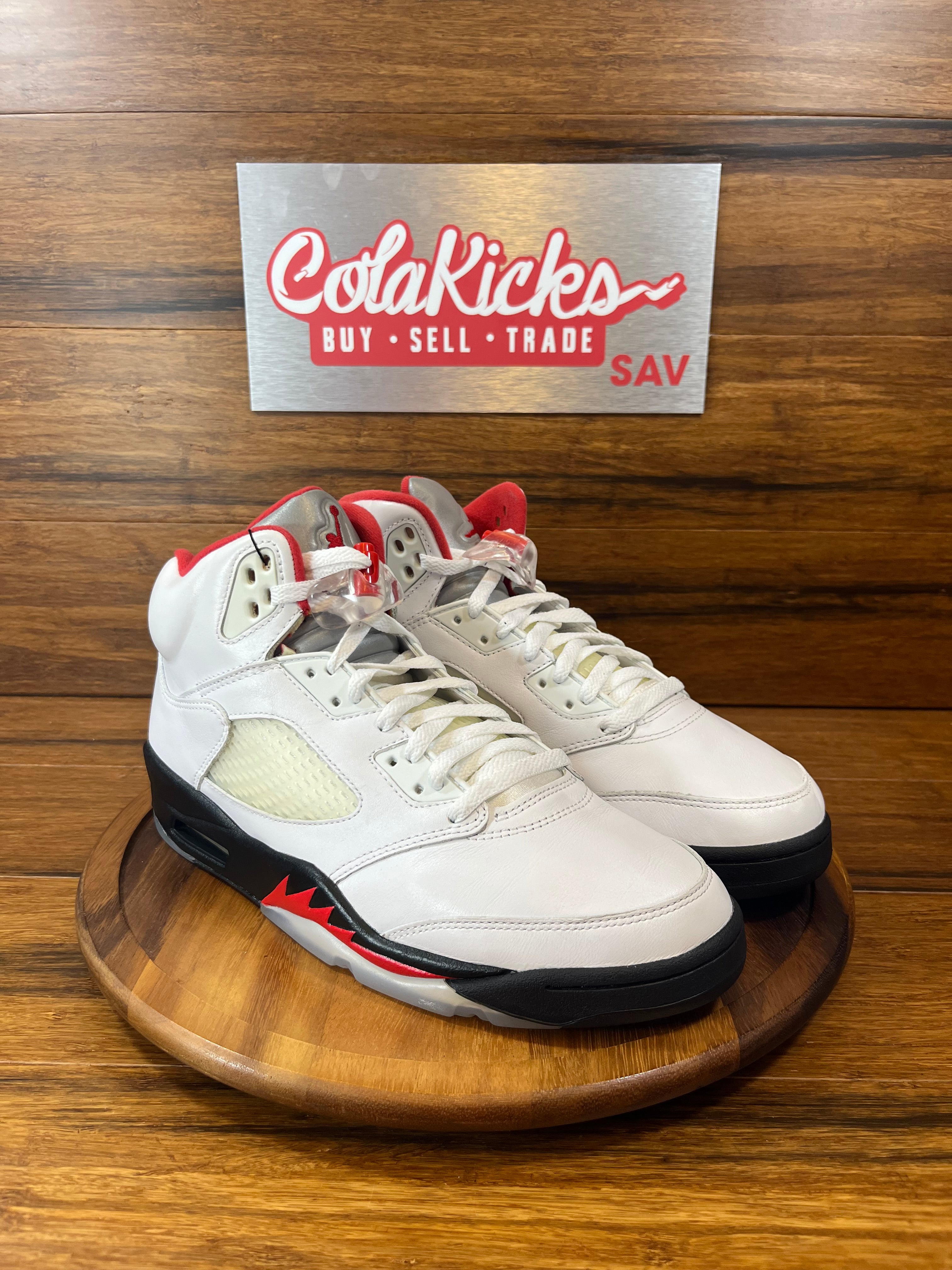 Jordan 5 Retro Fire Red Silver Tongue (2020)