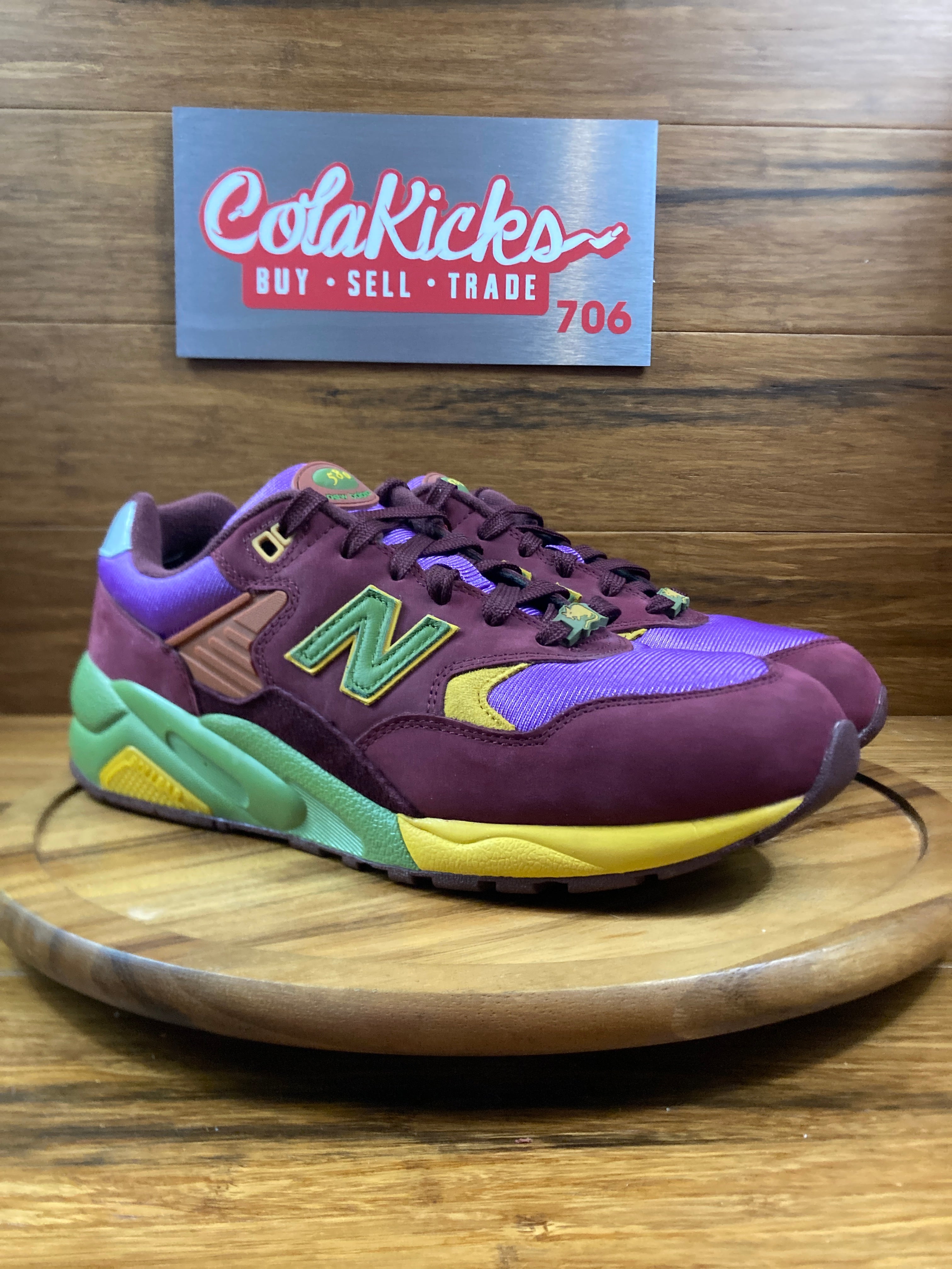 New Balance 580 Stray Rats Maroon Purple