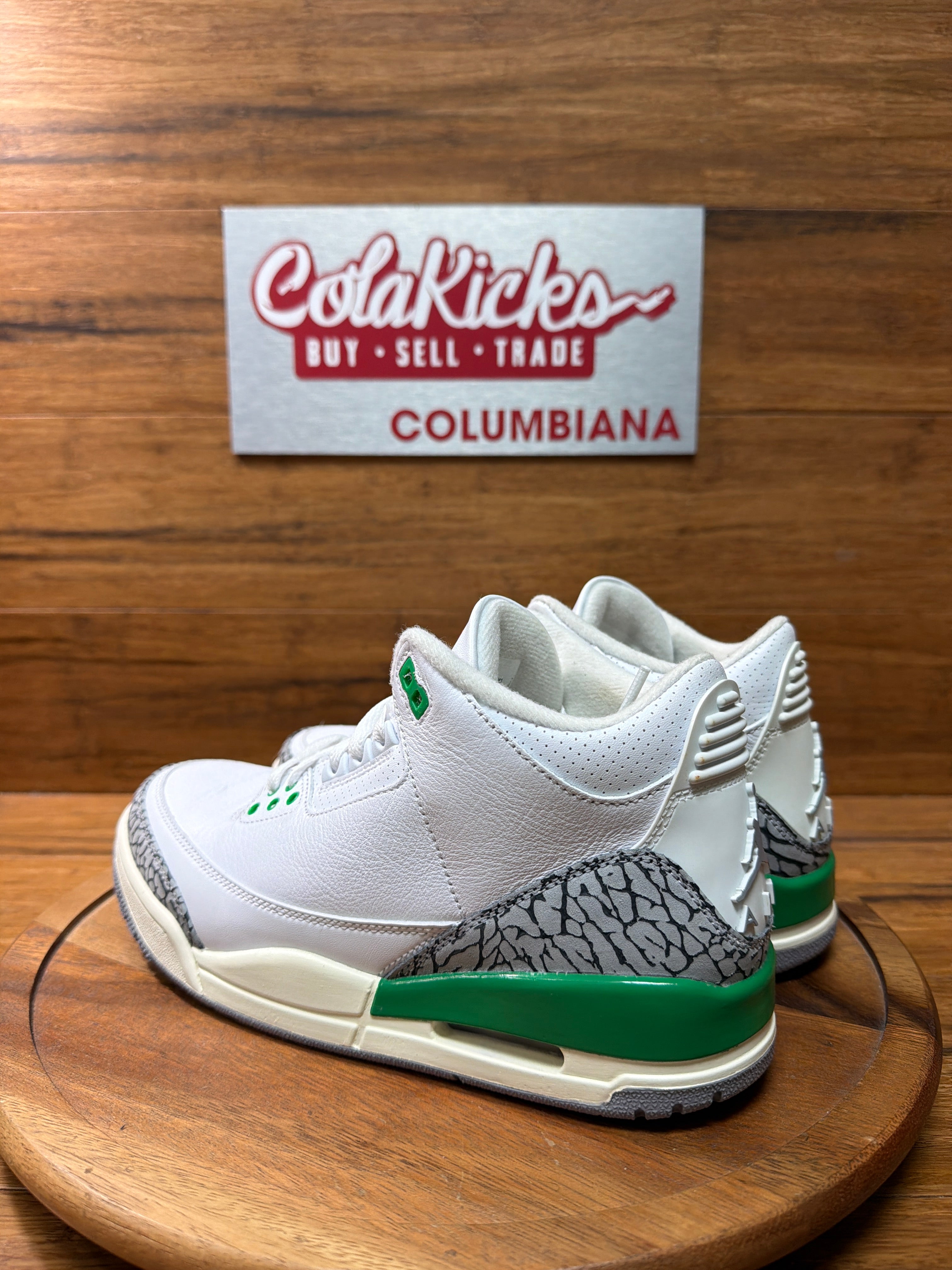 Jordan 3 Retro Lucky Green (Women's)