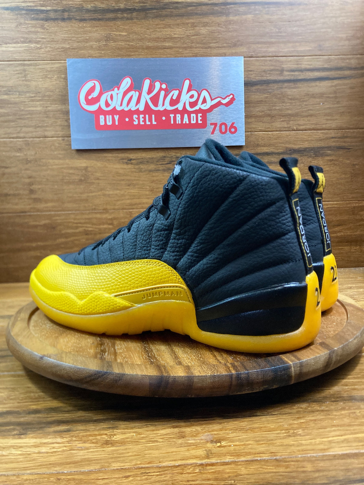 Jordan 12 Retro Black University Gold