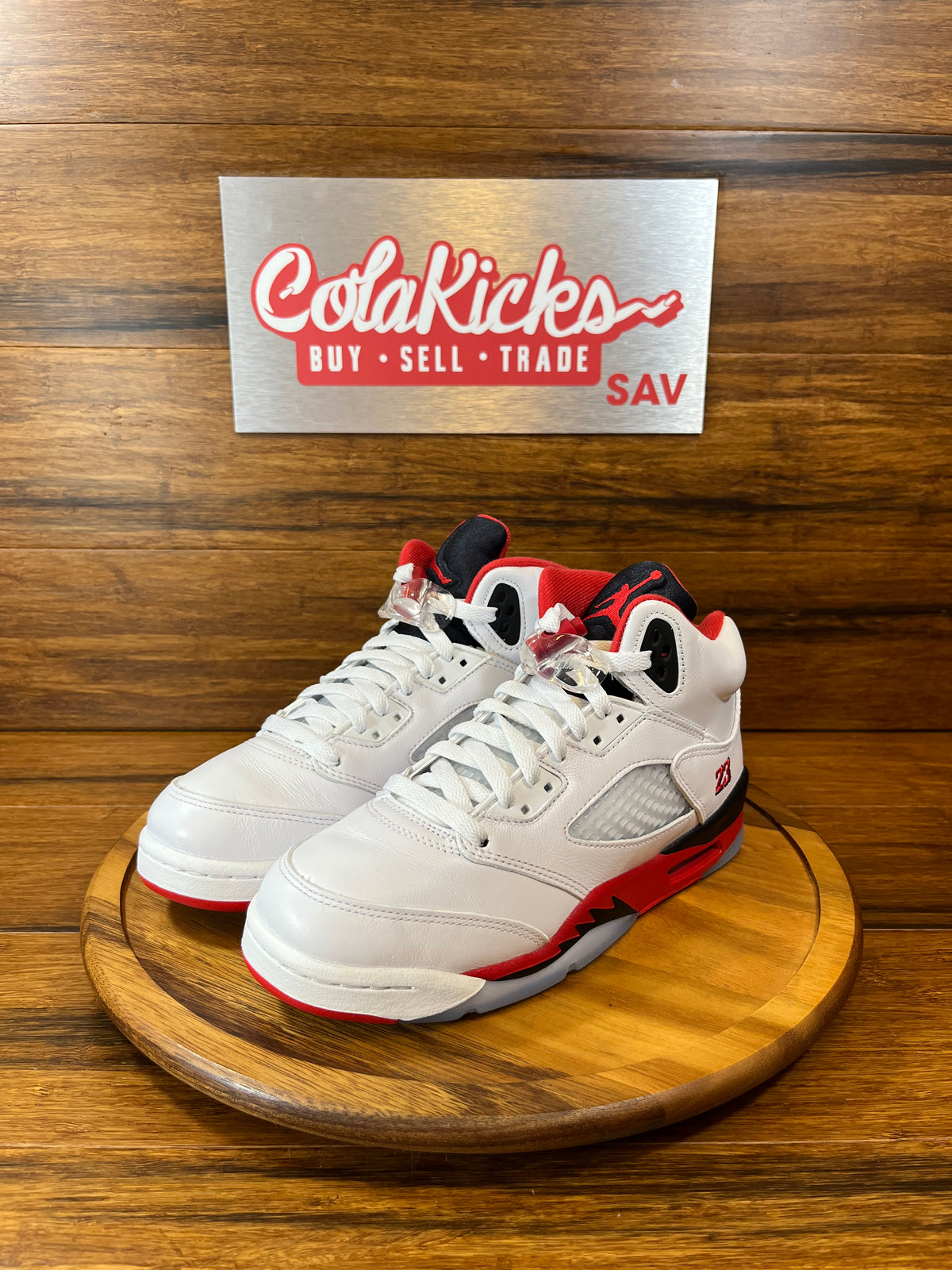 Jordan 5 Retro Fire Red Black Tongue (2025) (GS)