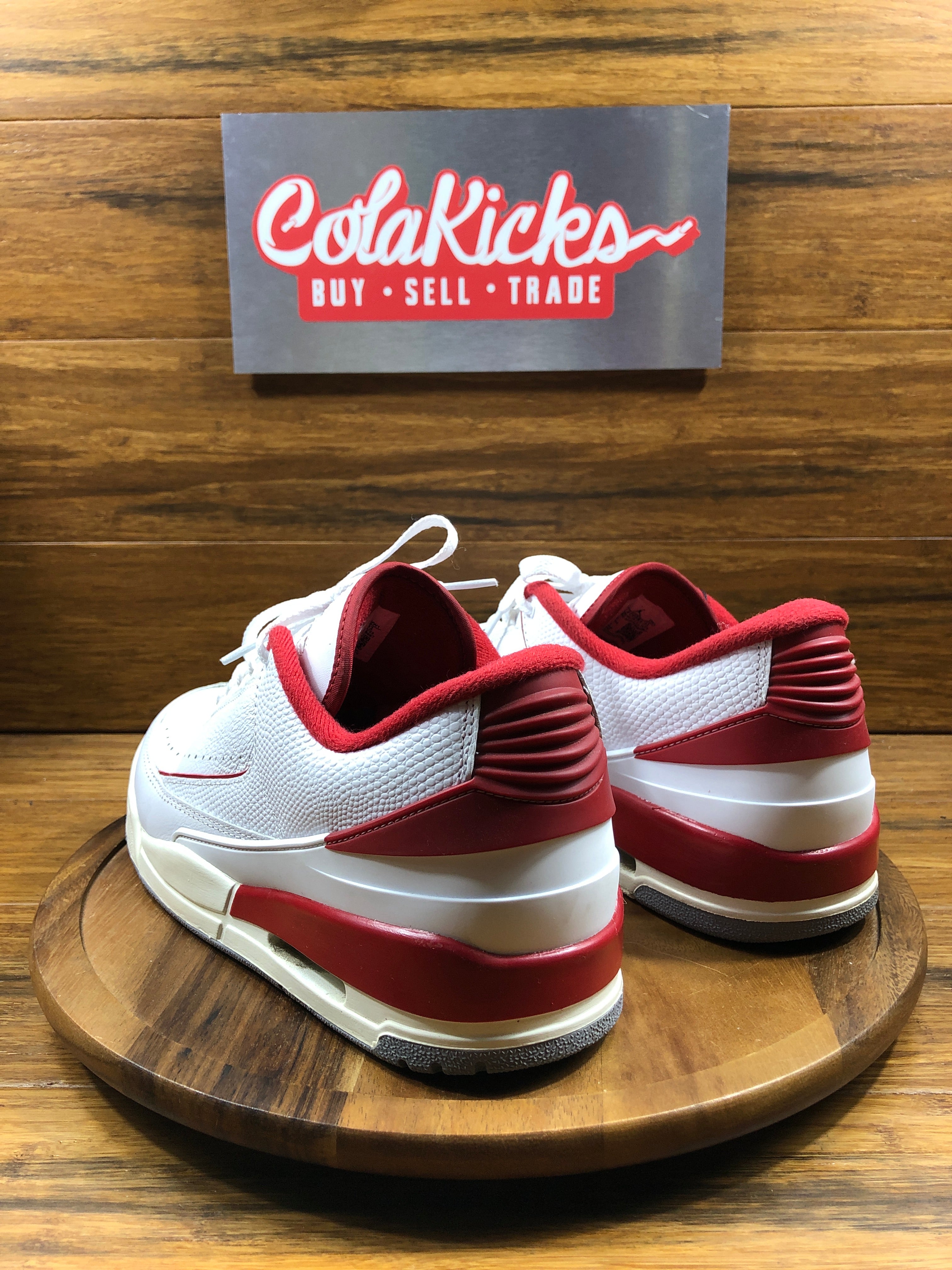 Jordan 2/3 White Varsity Red
