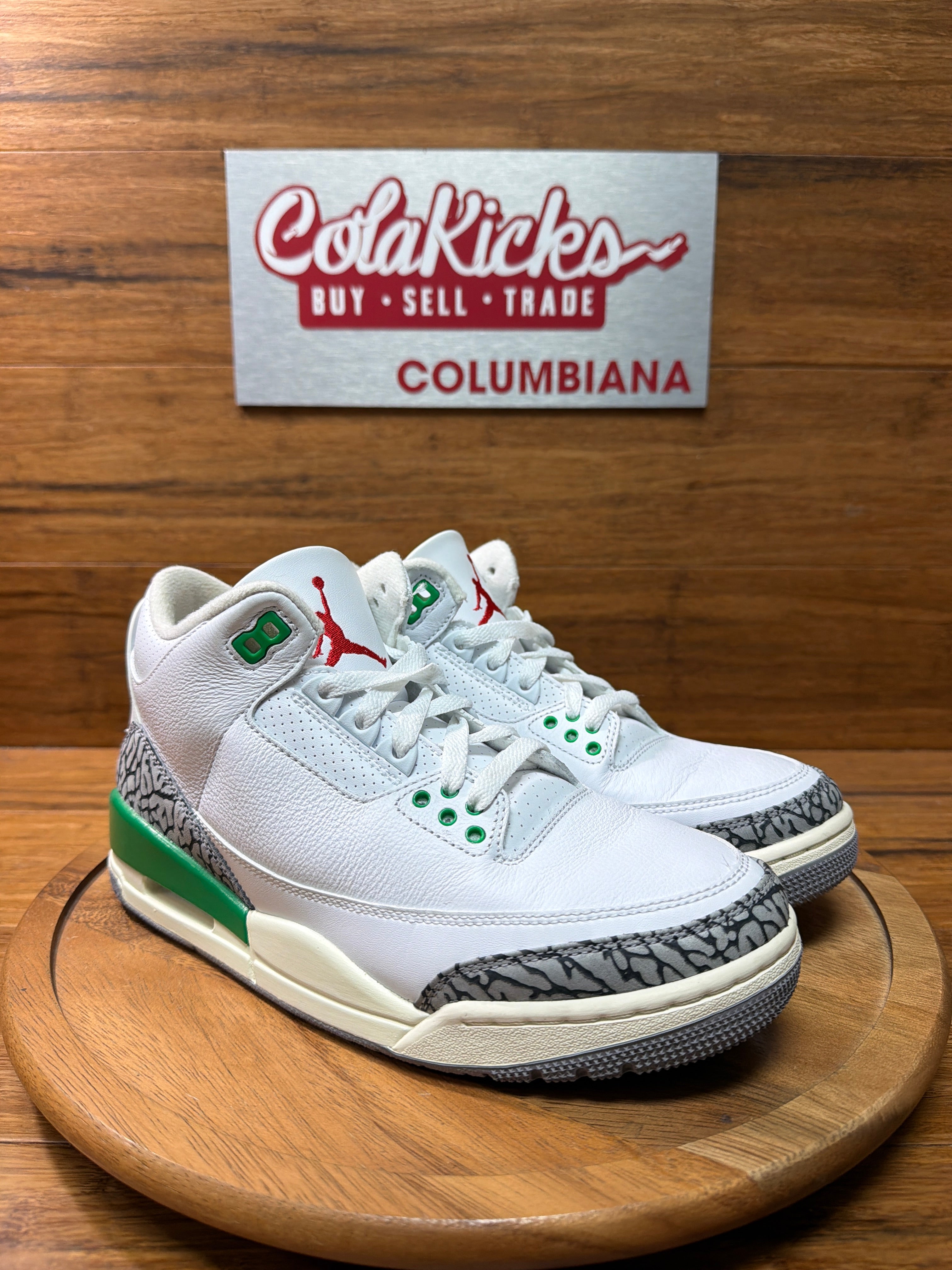 Jordan 3 Retro Lucky Green (Women's)