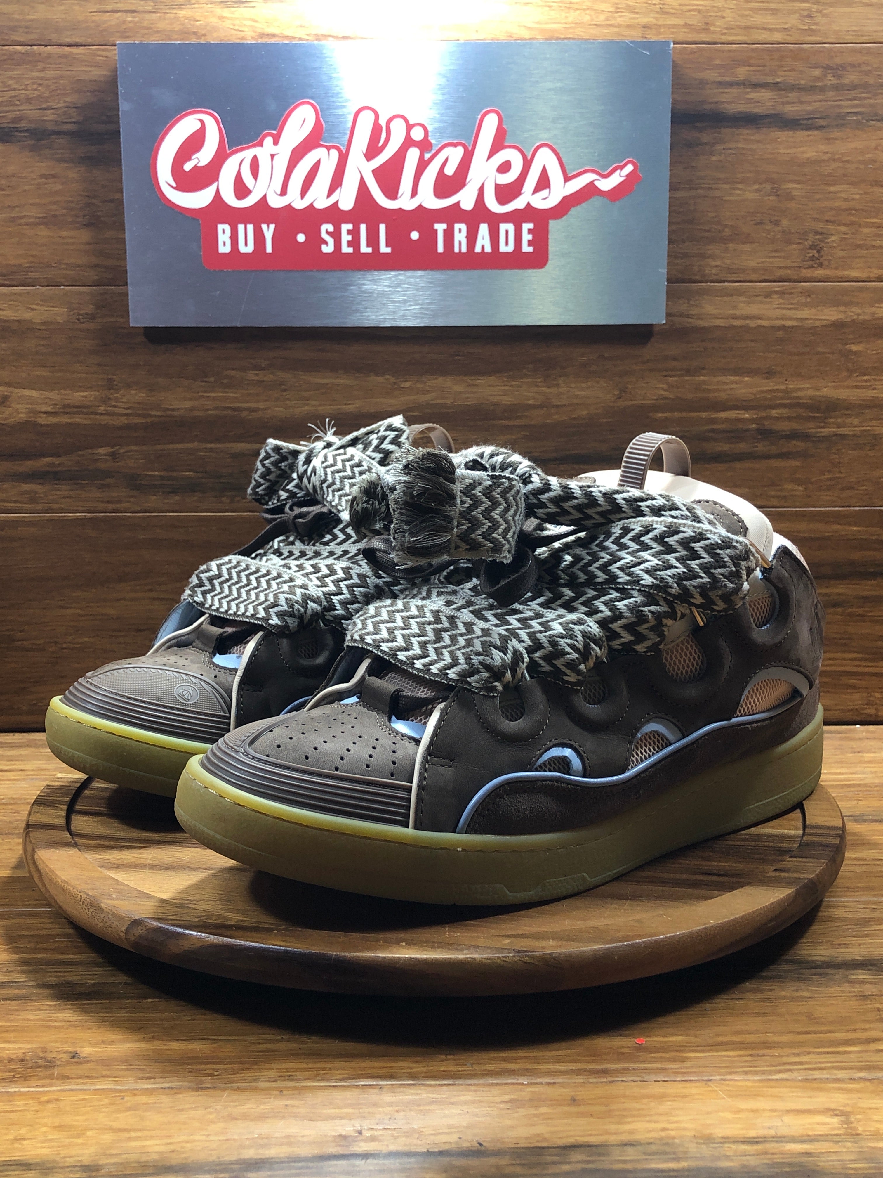 Lanvin Curb 'Brown Blue'