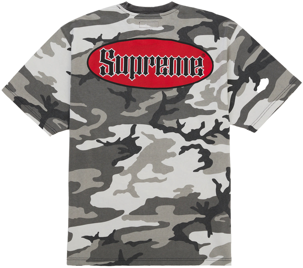 Supreme Cracked Pocket S/S Top White Camo
