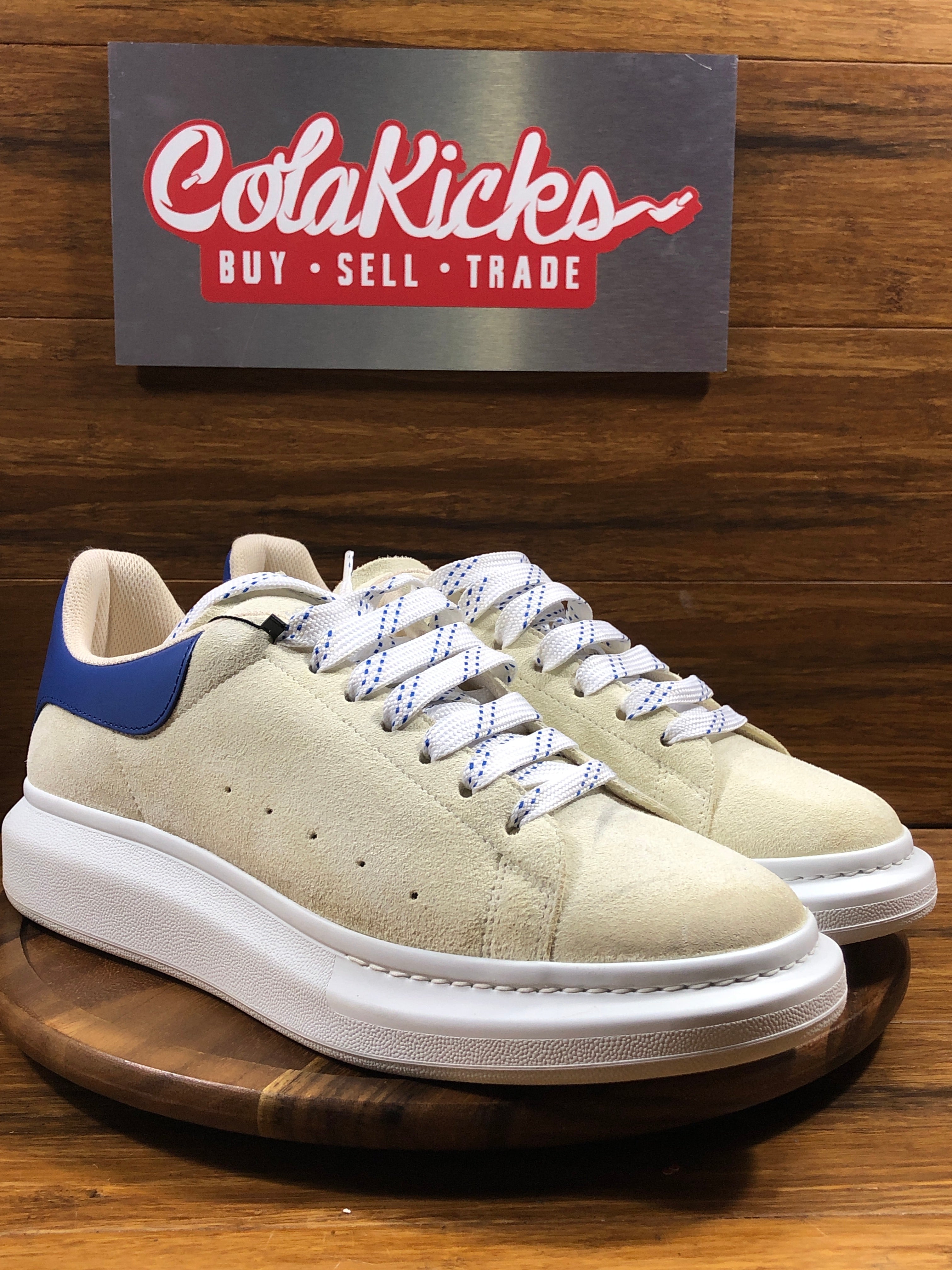 Alexander McQueen Oversized Sneaker 'Vanilla Blue'