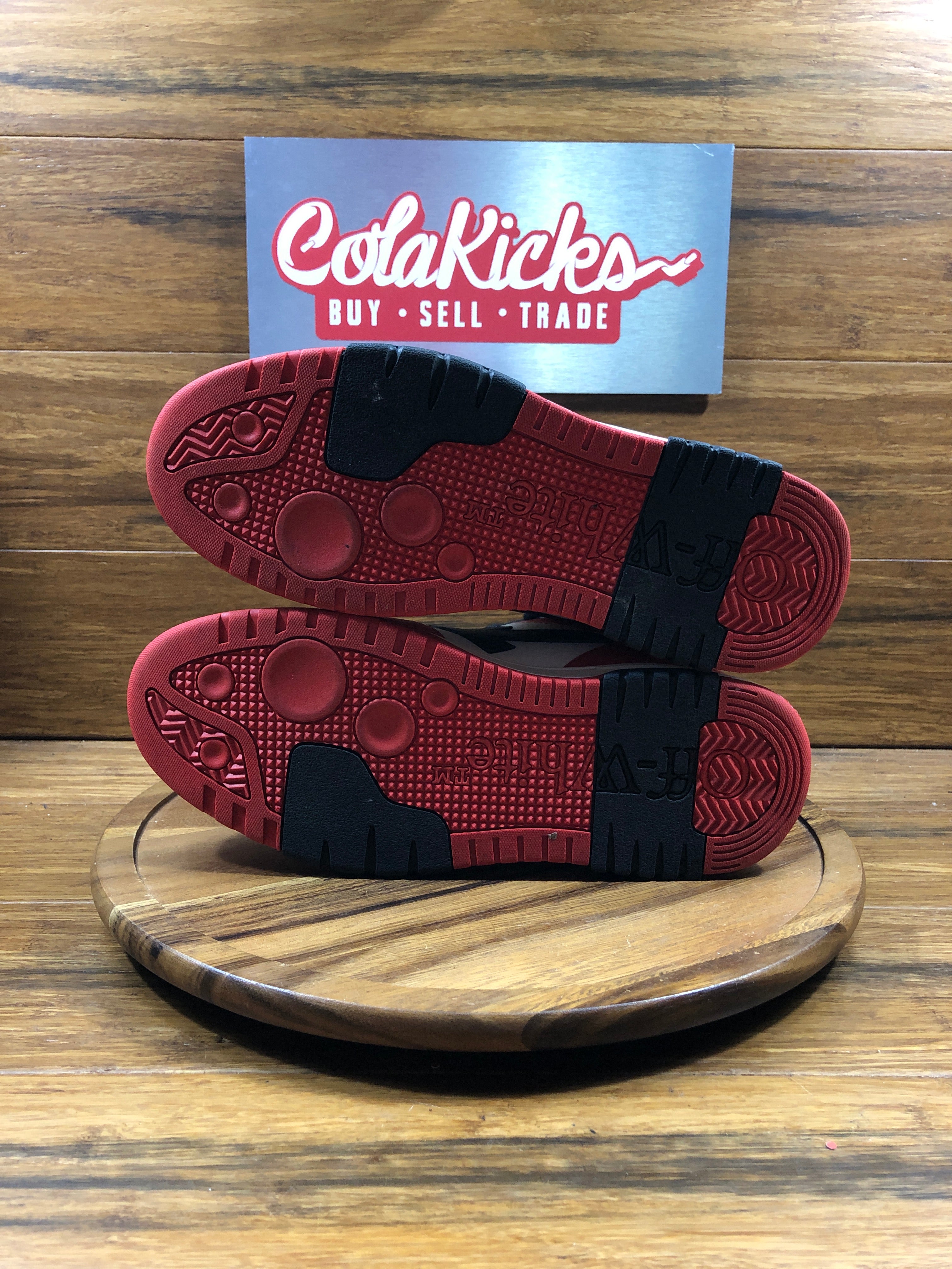 OFF-WHITE Out Of Office OOO Low Tops Red Black (2024)