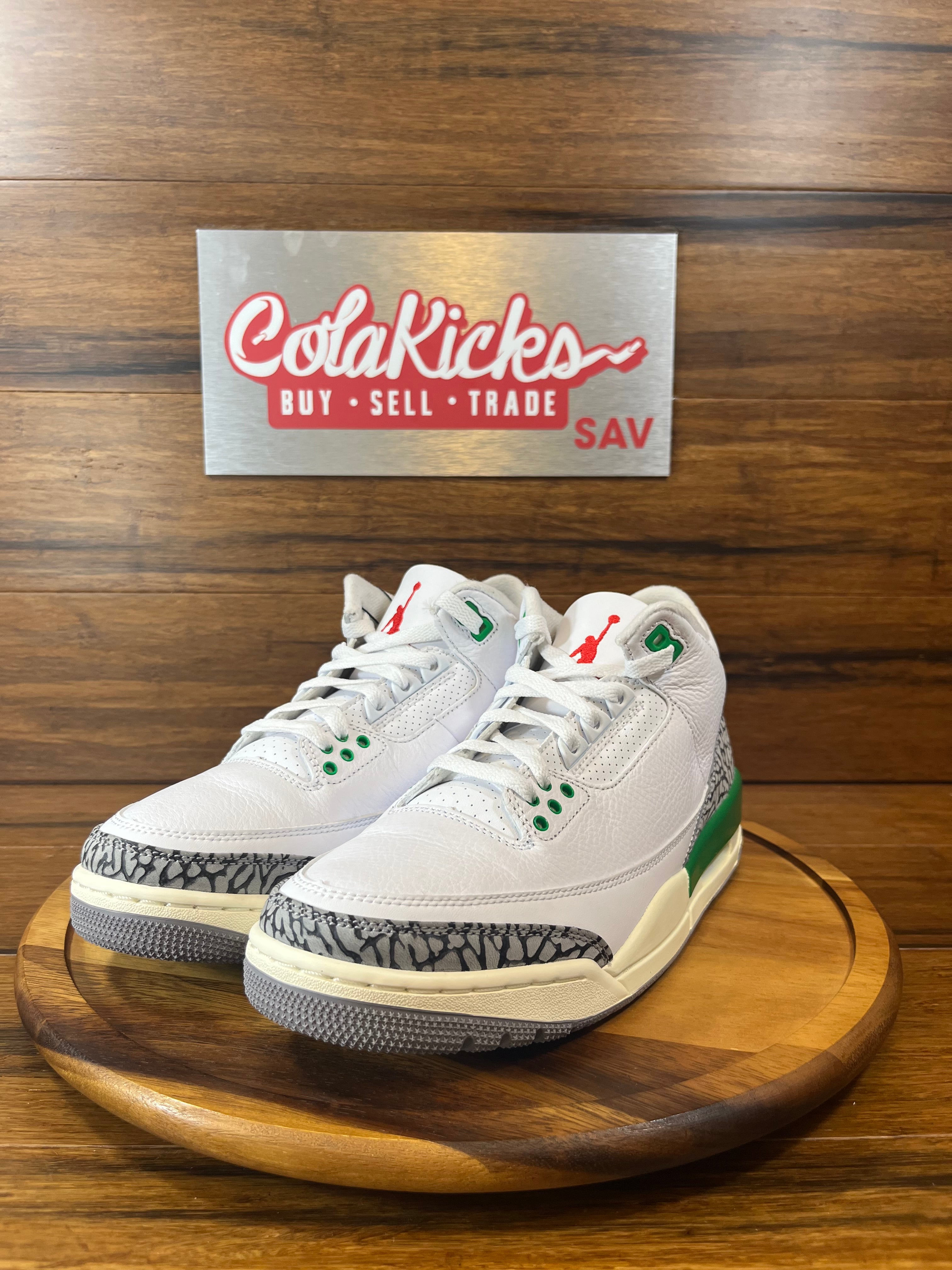 Jordan 3 Retro Lucky Green (Women's)