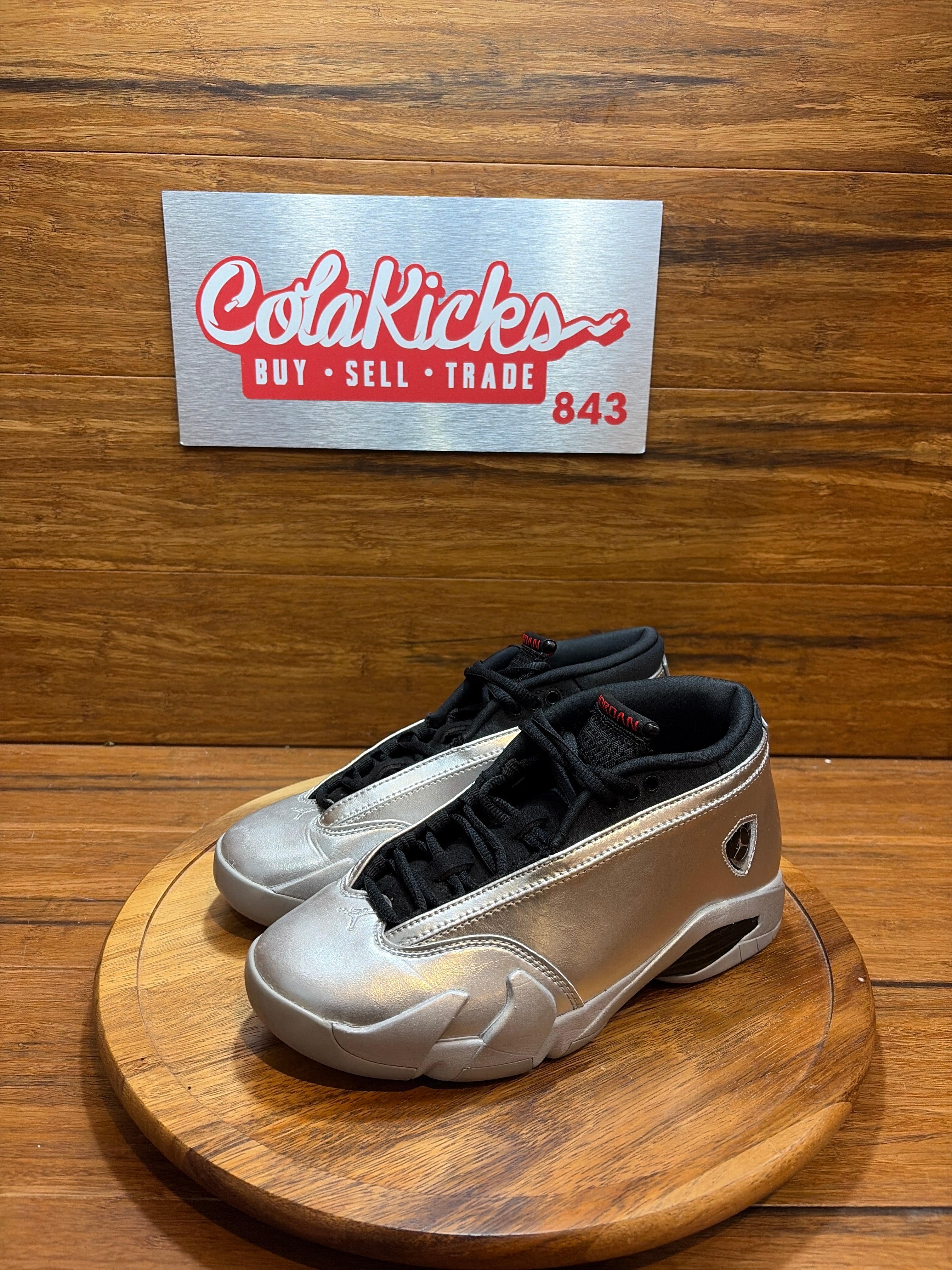 Jordan 14 Retro Metallic Silver (Women's)